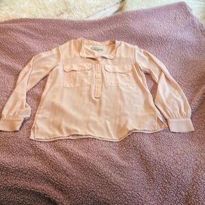 Loft blush pink blouse. Size XS